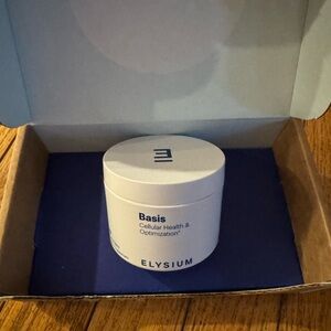 Elysium Basis nad+ supplement 60 capsules NWT never opened